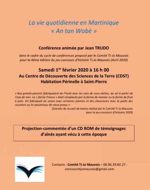 Flyer conf la vie quotidienne